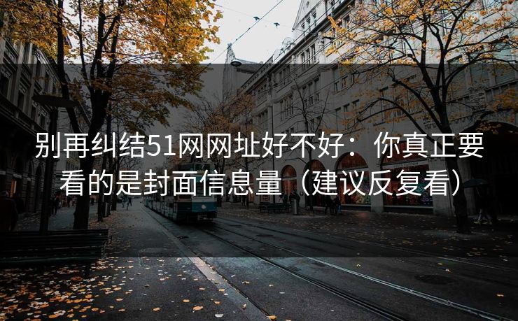 别再纠结51网网址好不好：你真正要看的是封面信息量（建议反复看）